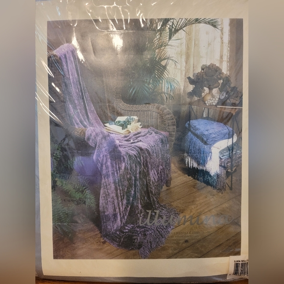 Chanille fringe throw - Picture 3 of 3